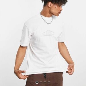 Men's White Planet Graphic Tee